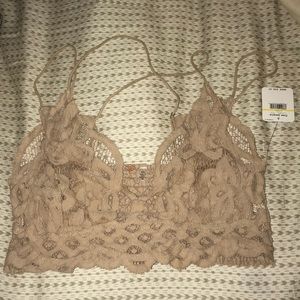 Free people “nude” top/bra